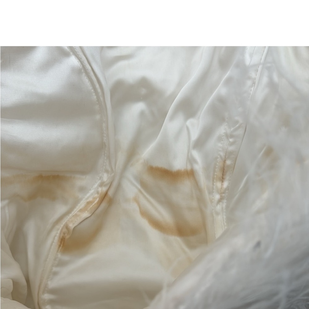 NADINE MERABI White Feather Mini Dress - Picture 8 of 10